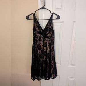 Black lace dress